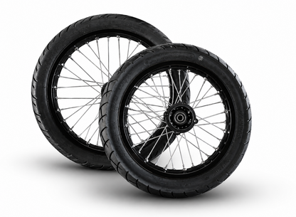 Qronge 17/14 inch Supermotos w/ Rims