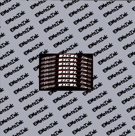 Excel Rim Stickers