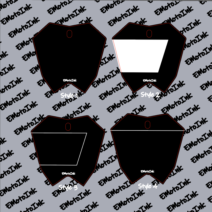Etm RTR Front Plate Decal