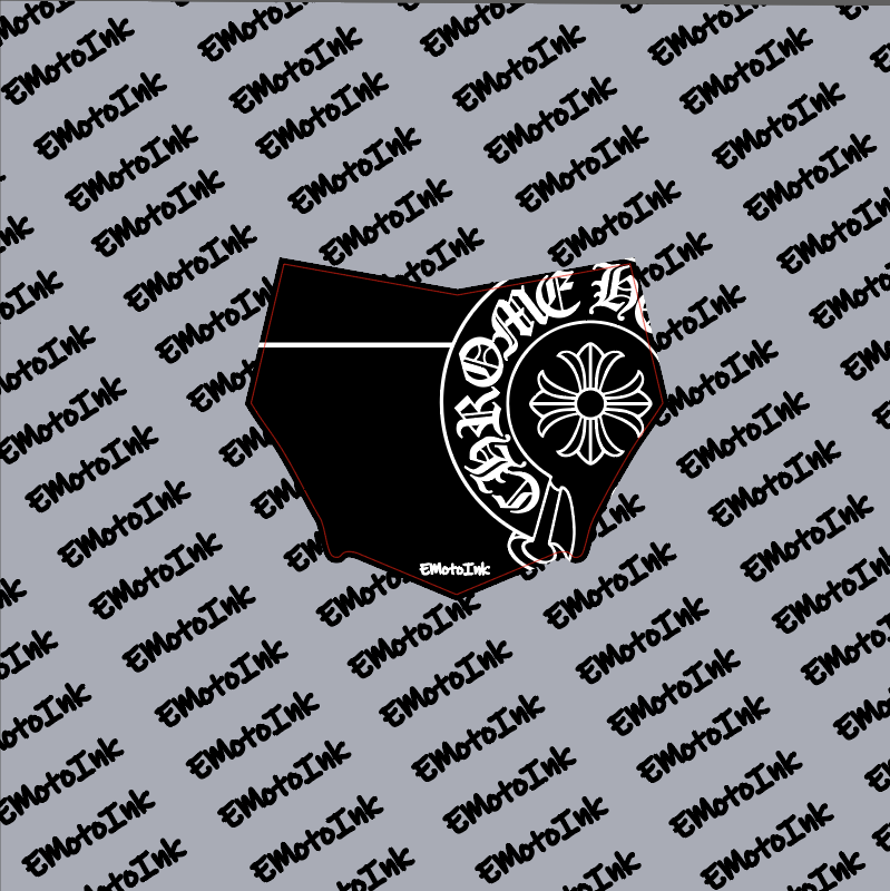Motocutz Chrome Hearts Decal