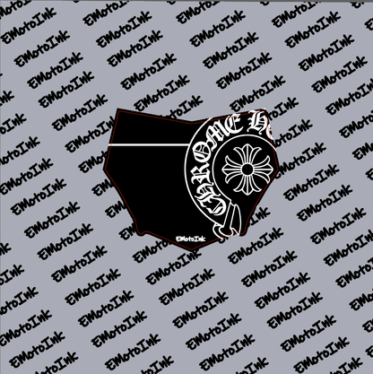Motocutz Chrome Hearts Decal