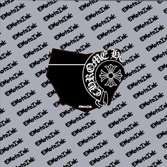 Motocutz Chrome Hearts Decal