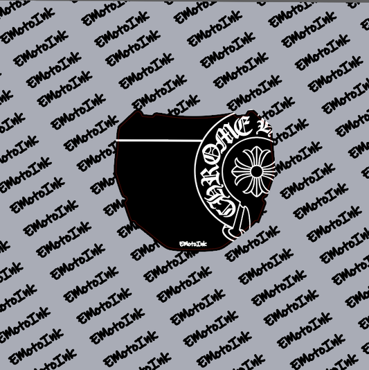 Odi Chrome Hearts Plate Decal