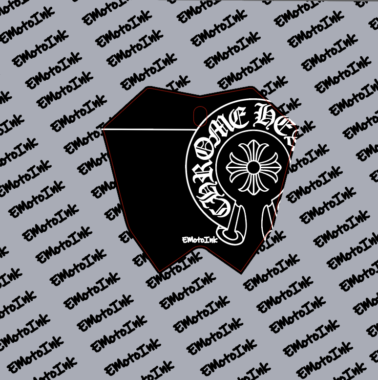 Etm RTR Chrome Hearts Front Plate Decal